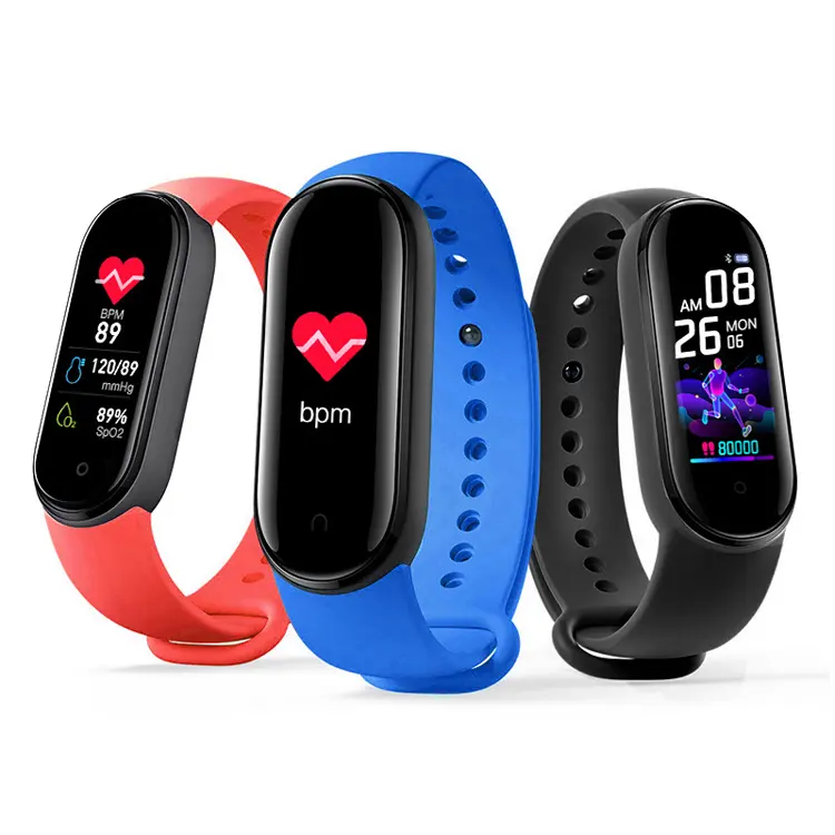 Fitness Bracelet watch IP68 Waterproof Smart band m5 smart bracelet call Music Play Heart rate Tracker smartwatch M5