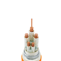 Cable NG-A(BTLY) 0.6/1kV 3x25+2x16mm2 con revestimiento de cobre y aluminio, resistente al fuego con LSZH, para circuitos industriales esenciales
