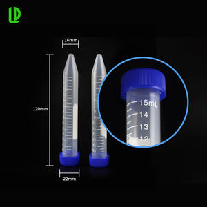 Tabung Sentrifus 15 ml, Tabung Kerucut Steril dengan Tutup Ulir, Bergraduasi untuk Kultur Sel & Penyimpanan Sampel, Paket isi 50pcs - Product Image 2