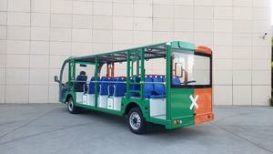 HT 8 posti a corpo chiuso più popolare elettrico <span class=keywords><strong>Bus</strong></span> turistico auto auto di lusso elettrico turismo per turisti - Product Image 5