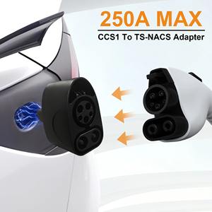 Adaptateur DC EV Feyree CCS1 vers NACS pour la recharge des voitures électriques Tesla, station de recharge EV commerciale américaine, recharge rapide DC - Product Image 3