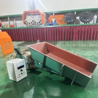 Alimentateur vibrant électromagnétique industriel à entretien facile pour le transport de matériaux granulaires en blocs