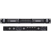 Amplificateur de puissance professionnel de classe D numérique 2 canaux 2400W 1U Conception compacte Fabriqué en Chine pour les spectacles sur scène
