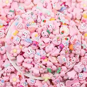 100個入り 混合 カートゥーン レジン チャーム DIY デコレーション スマホケース カップ用 - Product Image 5