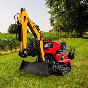 Motoculteur rotatif sur chenilles personnalisé en usine pour usage agricole domestique, excavatrice avec moteur pour <span class=keywords><strong>désherbage</strong></span> des vergers et micro-labour - Product Image 2