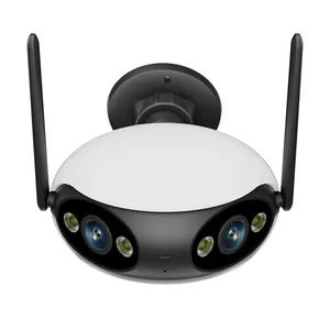 2K 4MP双镜头户外360 Ip监控无线安全Wifi双摄像头带运动检测双向音频