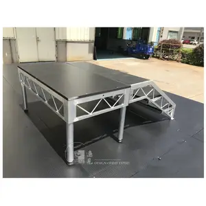 Plate-forme de scène portable mobile pour scène de concert et d'événement