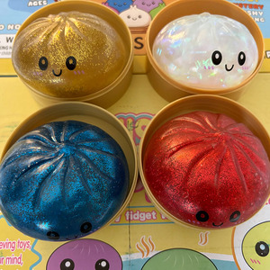 Envío en 1 Día: Juguete Squishy Dumpling con Purpurina, Hermoso y Duradero, para Aliviar el Estrés - Product Image 6