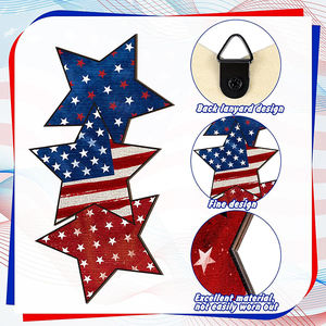 Decoraciones Patrióticas para el 4 <span class=keywords><strong>de</strong></span> Julio, Letrero <span class=keywords><strong>de</strong></span> <span class=keywords><strong>Madera</strong></span> <span class=keywords><strong>de</strong></span> Bienvenida para el Día <span class=keywords><strong>de</strong></span> los Caídos, Decoración para el Porche, la Pared del Hogar, el Exterior y la Puerta Principal - Product Image 5