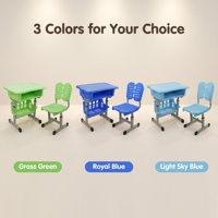 Chaise d'école pliable en plastique durable et écologique pour un seul élève, idéale pour salon, bureau, chambre et usage domestique - Approvisionnement direct usine