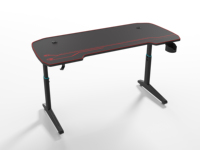Nouveau design de bureau manuel réglable en hauteur PC ordinateur bureau Table de jeu bureau à domicile noir Gamer poste de travail bureau