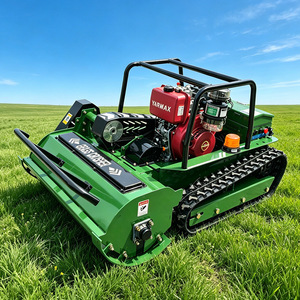 Débroussailleuse radiocommandée <span class=keywords><strong>diesel</strong></span> <span class=keywords><strong>hybride</strong></span> sur chenilles pour la tonte des pentes et des terrains en pente, certifiée CE - Product Image 3