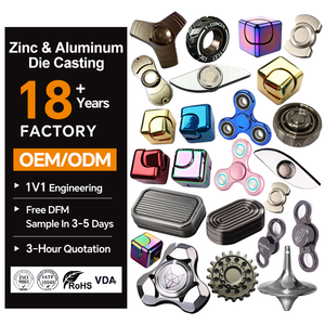 Deslizador de Metal de aleación Premium, herramienta de escritorio de oficina EDC portátil, Spinners de juguete de mano deslizantes suaves, mecanizado CNC para mecanizado - Product Image 2