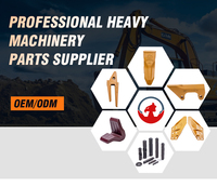 Dents de godet pour excavatrice Komatsu PC300RC PC300TL, burin à roche Tiger Long, pièces GET