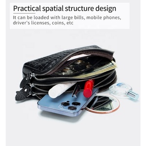 Boshiho Women Clutch <b>Wallet</b> Fashion Leather Long Purse Ladies Cell Phone <b>Wallets</b> Genuine Leather Wrist <b>Wallet</b> - Product Image 2