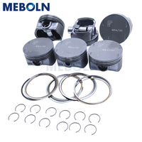 Kit de 6 pistons et segments de piston STD pour BMW 330i 530i X5 Z4 E46 E53 E60 E85 E90 M54 B30 3.0L Accessoires auto 11257506222