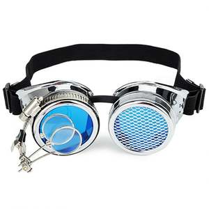 Gafas de Sol Steampunk Redondas con Lupa, Estilo Punk Retro para Hombre y Mujer, Venta al Por Mayor - Product Image 5