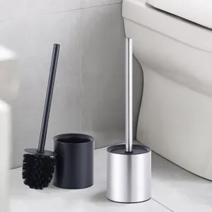 2024 salle de bain créative brosse de toilette en acier inoxydable salle de bain brosse de toilette Offre Spéciale porte-brosse de toilette en métal TBR110