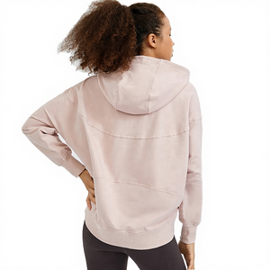 Haut de sport à manches longues pour femme Luluyun, respirant, séchage rapide, 95% coton et 5% élasthanne, pour la course à pied, le yoga, la salle de sport - Product Image 4