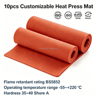 Tapis de protection thermique en silicone écologique et non toxique pour presse à chaud, conforme ROHS et REACH, pour le marché européen