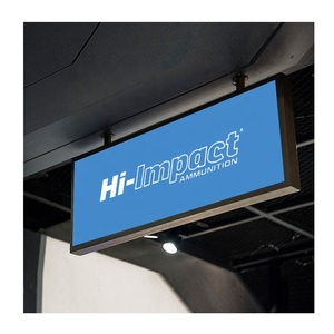 BS + tùy chỉnh Acrylic Logo Đăng quảng cáo LED hộp Đèn hình chữ nhật ngoài trời khung thép không gỉ hai bên khung nhôm - Product Image 6