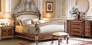 French Royal Bedroom Set Solid Wood <strong>Bed</strong> With <strong>Pillars</strong> - Product Image 6