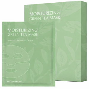 White Tea Brightening Facial <b>Sheet</b> Mask Moisturizing Soothing Hydrating Face Mask Private Label Skincare - Product Image 2