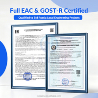 Vanne à opercule à bride en fonte norme russe GOST 30ch6br PN16, double certification EAC, à tige non élévatrice pour pipeline industriel