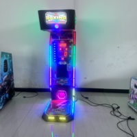 Mini borne d'arcade musicale pour enfants, personnalisable, en tôle, à monnayeur, avec support anglais et prise universelle