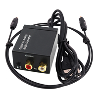 Convertidor de Audio Óptico a RCA de Alta Calidad con DAC de 192kHz/24bit, Adaptador Digital a Analógico SPDIF con Salida de 3.5mm