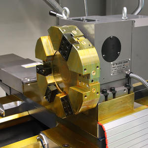 Mesin bubut CNC Horizontal CK6150, dudukan alat listrik stasiun 4/6/8, poros 82mm melalui lubang sistem GSK - Product Image 5