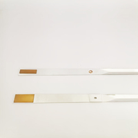 Grandes aiguilles d'horloge fines en aluminium, mécanisme à quartz, alimentées par piles, durables, design moderne et contemporain, discrètes et fiables