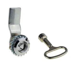 104A firma sicherheit elektrische schrank metall box zylinder dreieck keyed tubular cam lock