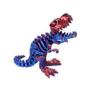 Esqueleto de dinosaurio <span class=keywords><strong>Overlord</strong></span> impreso en 3D, juguetes de cristal hechos a mano a la moda, Bola de engranaje deformada, adornos congelados, manualidades de regalo para jugar - Product Image 1