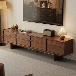 <span class=keywords><strong>Mueble</strong></span> para <span class=keywords><strong>TV</strong></span> de Madera Sólida, Modelo 2025, Estilo <span class=keywords><strong>Retro</strong></span>, Unidad de Almacenamiento para Sala de Estar, Estilo Moderno Minimalista de Mediados de Siglo, DSG049 - Product Image 1