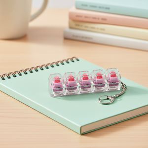 Porte-clés testeur de clavier mécanique Shine, régulateur de pression des doigts, décompression <span class=keywords><strong>Tetris</strong></span> quatre touches - Product Image 6