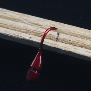 Hameçons rouges à pointe ascendant en acier à haute teneur en carbone, affûtés chimiquement, pour la pêche à la carpe en eau douce et la pêche à la ligne flottante - Product Image 2