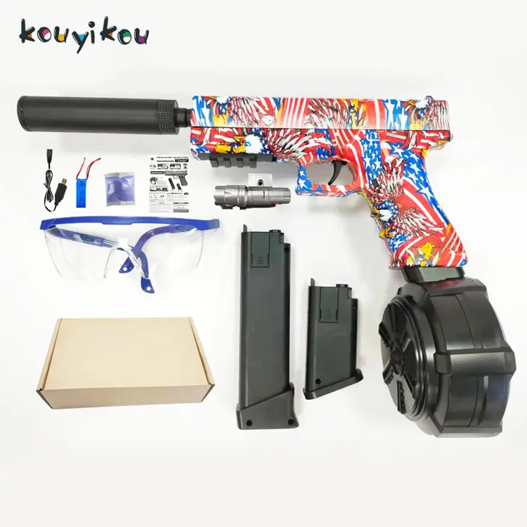 Ручной пистолет Gel blaster, Электрический наружный пистолет amazon hot splatter, гелевые шутеры, бластеры, игрушечные пистолеты