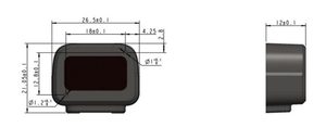Capteur de distance laser infrarouge mini LiDAR dToF à point unique TF-NOVA Benewake pour drone, UAV, robot de service, mesure de distance - Product Image 6