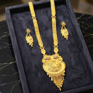 ชุดเครื่องประดับทองคำแท้ 14K 18K 24K ดีไซน์ดั้งเดิม ขายส่ง ชุดเครื่องประดับแฟชั่นแบบยาว ชุดเครื่องประดับทองเหลืองขึ้นรูปด้วยเทคนิคไมครอน - Product Image 1