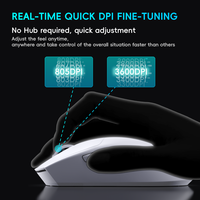 MLOONG MX301 Mouse Gaming Nirkabel Ultra-Ringan 1K Polling Rate 16000 DPI Sensor 16K Mouse Gaming yang Dapat Diprogram