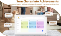 Pantalla Táctil Digital para Interiores Connected Family Hub con CMS Integrado y Gestión Basada en la Nube para Organizar la Vida, de Aluminio, para Agencias
