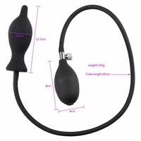 Nouveau Gonflable Extensible Anal Plug Expansion Gode Pompe Butt Plugs Femme Anus Dilatateur Prostate Massage Sex Toys Pour Hommes