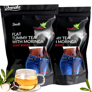 Tè Dimagrante Dromaka con Logo Personalizzato, con Moringa, Delicato per Ridurre il <span class=keywords><strong>Grasso</strong></span> Addominale <span class=keywords><strong>e</strong></span> Perdere Peso, Tè Snellente per Donne - Product Image 1