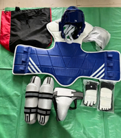 Ensemble d'équipement de combat de Taekwondo, protection corporelle incluant une protection de poitrine, équipement essentiel d'arts martiaux