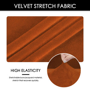 <span class=keywords><strong>Housse</strong></span> de <span class=keywords><strong>chaise</strong></span> à dossier haut en velours extensible Spandex, lot de 2 pièces élégant <span class=keywords><strong>pour</strong></span> chaises de <span class=keywords><strong>bureau</strong></span> – Offre Spéciale - Product Image 3