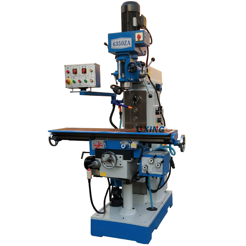 Manual Fresadora Vertical Horizontal 3 Axis DRO Auto Tapping