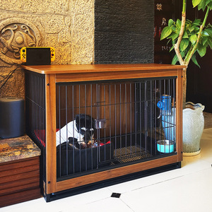 Heavy Duty Large <strong>Dogs</strong> Cage High Handmade Strength Metal <strong>Wood</strong> Easy to Install <strong>Dog</strong> <strong>Crate</strong> Pet <strong>Dog</strong> Kennel - Product Image 2