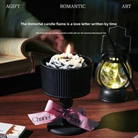 Coffret Cadeau Bougies Parfumées Camélia Français Diffuseur d'Arômes Sans Fumée Pierres Aromatiques Boîte Cadeau Parfumée en Cristal Cadeau d'Anniversaire