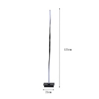 Design moderne nordique RGB Smart LED lampes sur pied éclairage intérieur pour chambre et entrepôt télécommande lampadaires d'angle